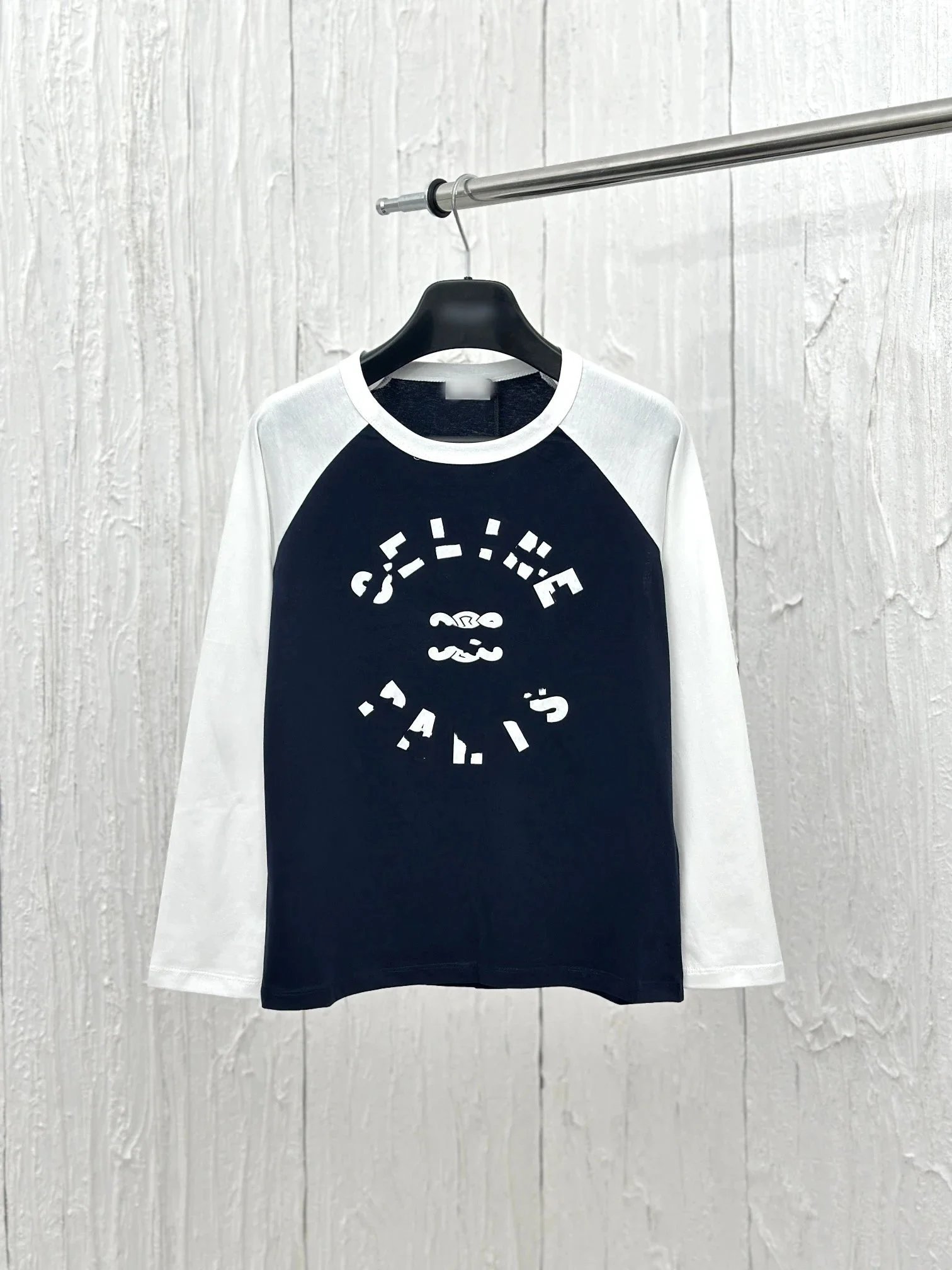 Celine Embossed Logo Hoodie Charcoal Gray Hoodie - 3