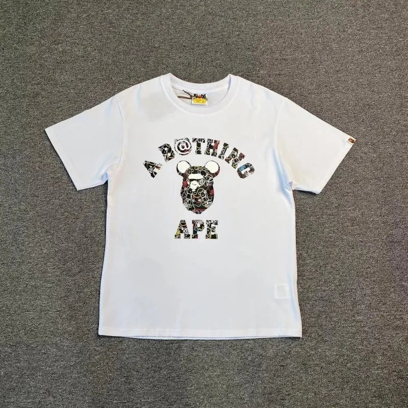 A Bathing Ape Classic White T-Shirt - 14