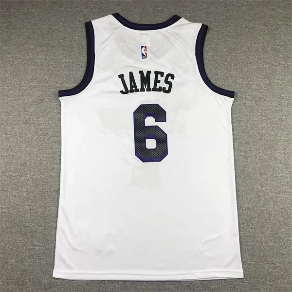 NBA LeBron James #6 Purple All-Star Jersey - 7