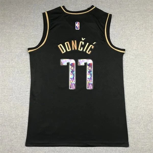 NBA Luka Dončić City Edition Jersey Black Multicolor