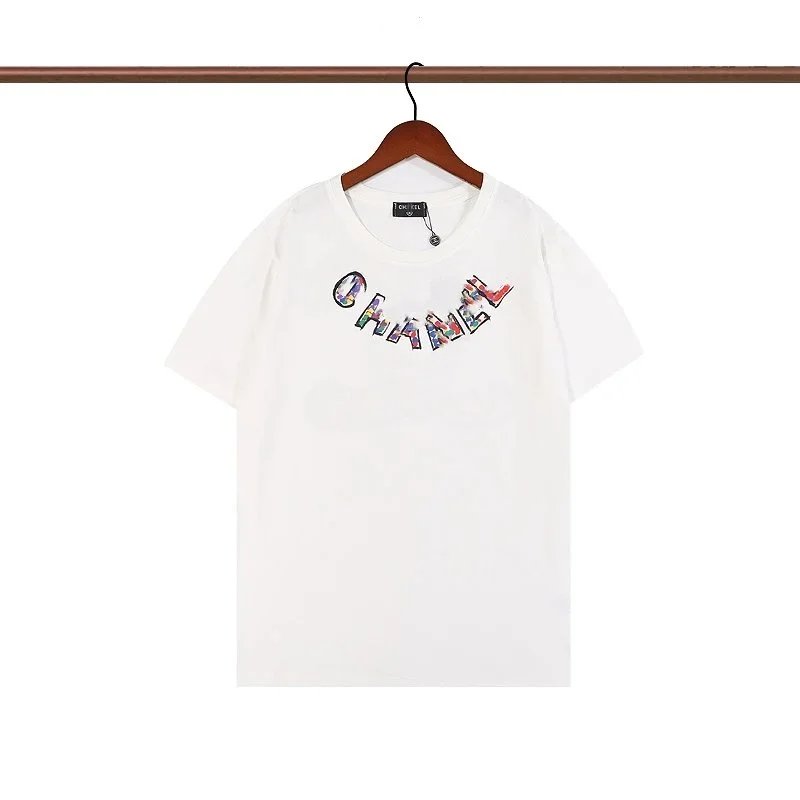 Chanel Rainbow Logo White T-Shirt - 9