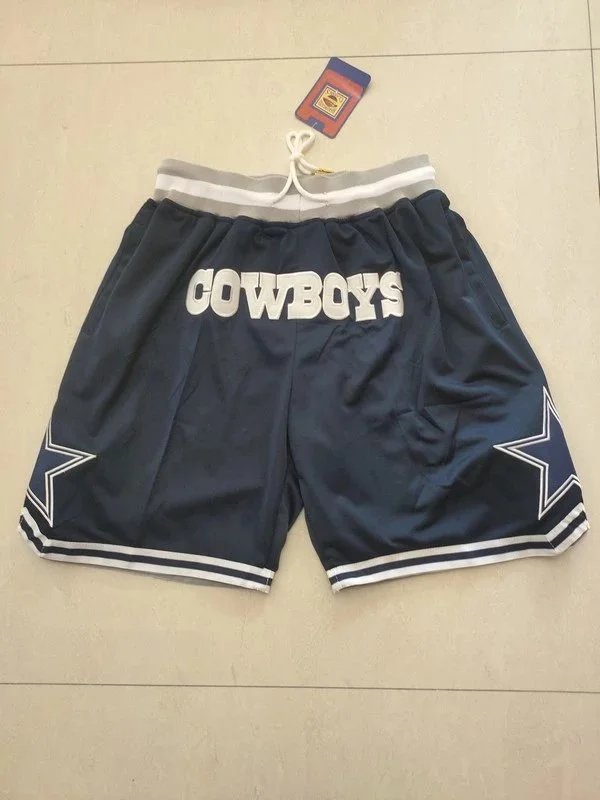 Design Dallas Cowboys NFL Mesh Shorts Navy Blue Shorts - 1