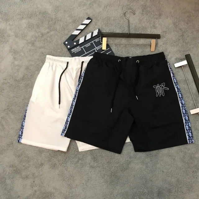 Dior Shorts Oblique and logo-print drawstring product detail image 8