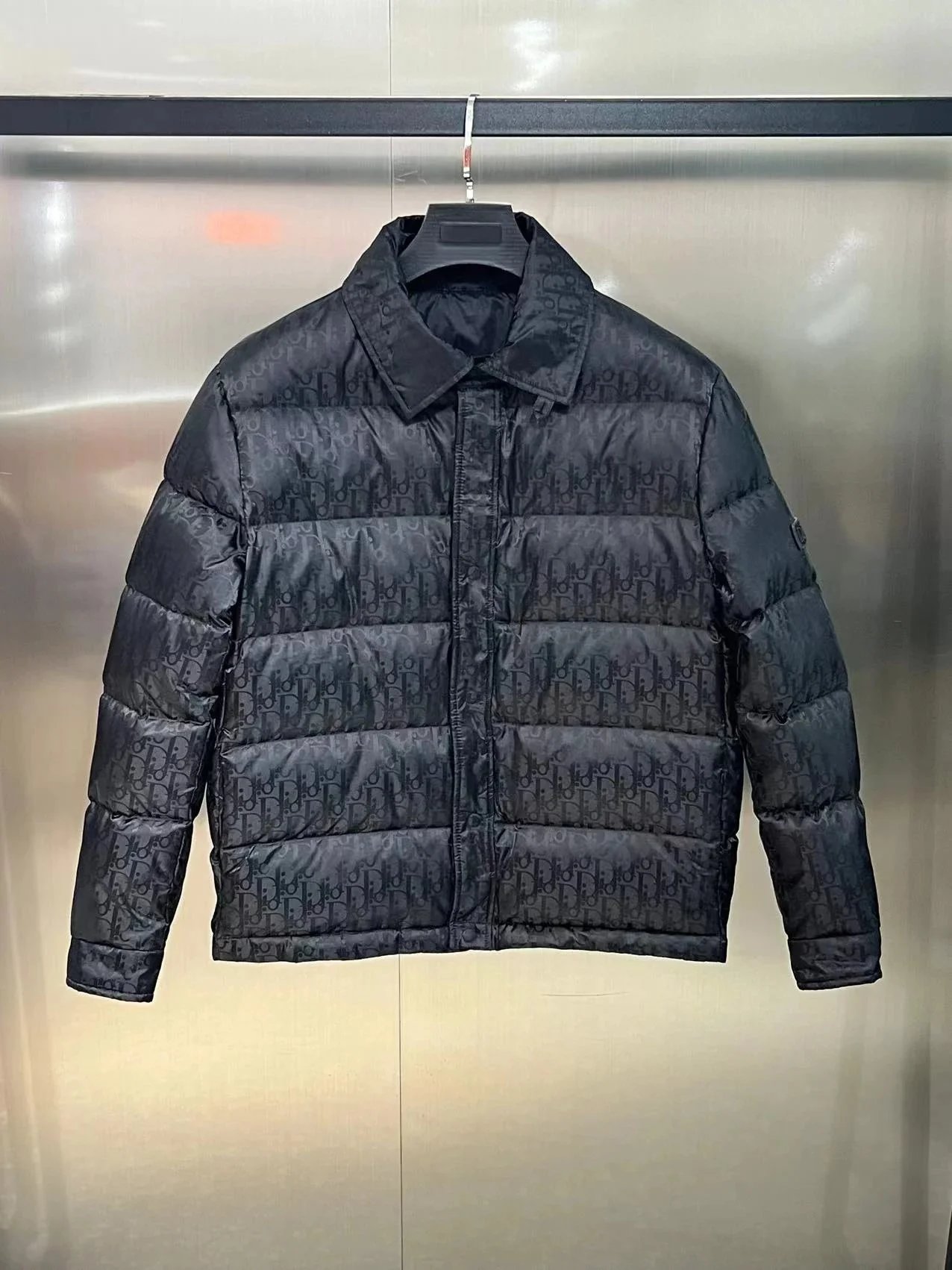 Dior Down Jackets Oblique Print Jacket — 09