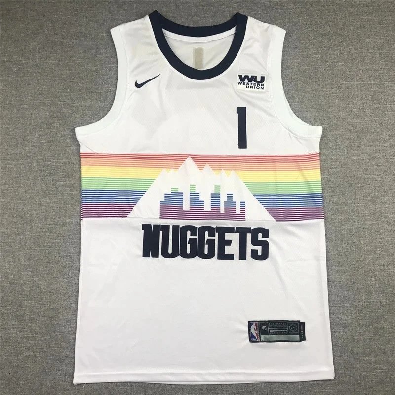 Mitchell & Ness Denver Nuggets 2003-04 Hardwood Classics Authentic Jersey Blue - 10