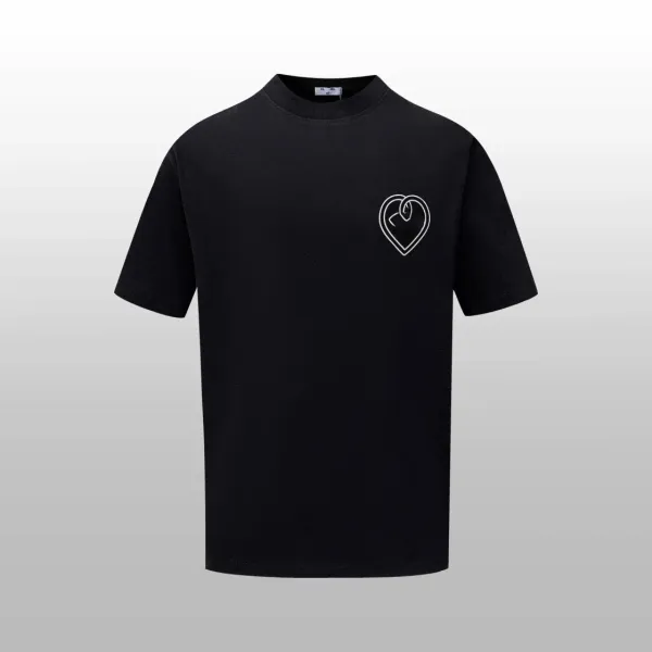 Comme des Garçons Play Heart Logo Black T-Shirt - 1