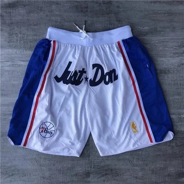 Design Brooklyn Nets Inspired 'BKLYN' Mesh Shorts Black / White Shorts - 2