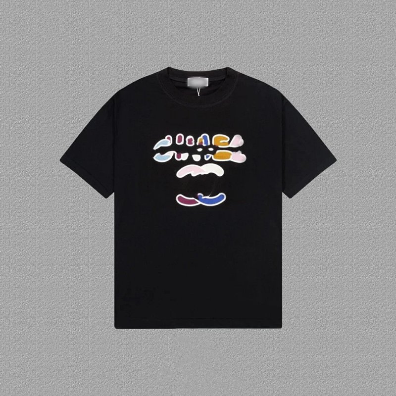 Abstract Graphic Print Black