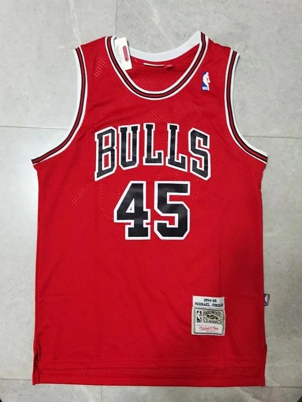 Chicago Bulls Michael Jordan #23 basketball jersey product detail image 4