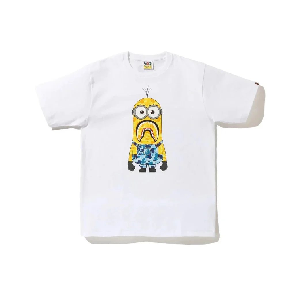 A Bathing Ape x Minions Minion Shark Mouth Yellow T-Shirt - 8