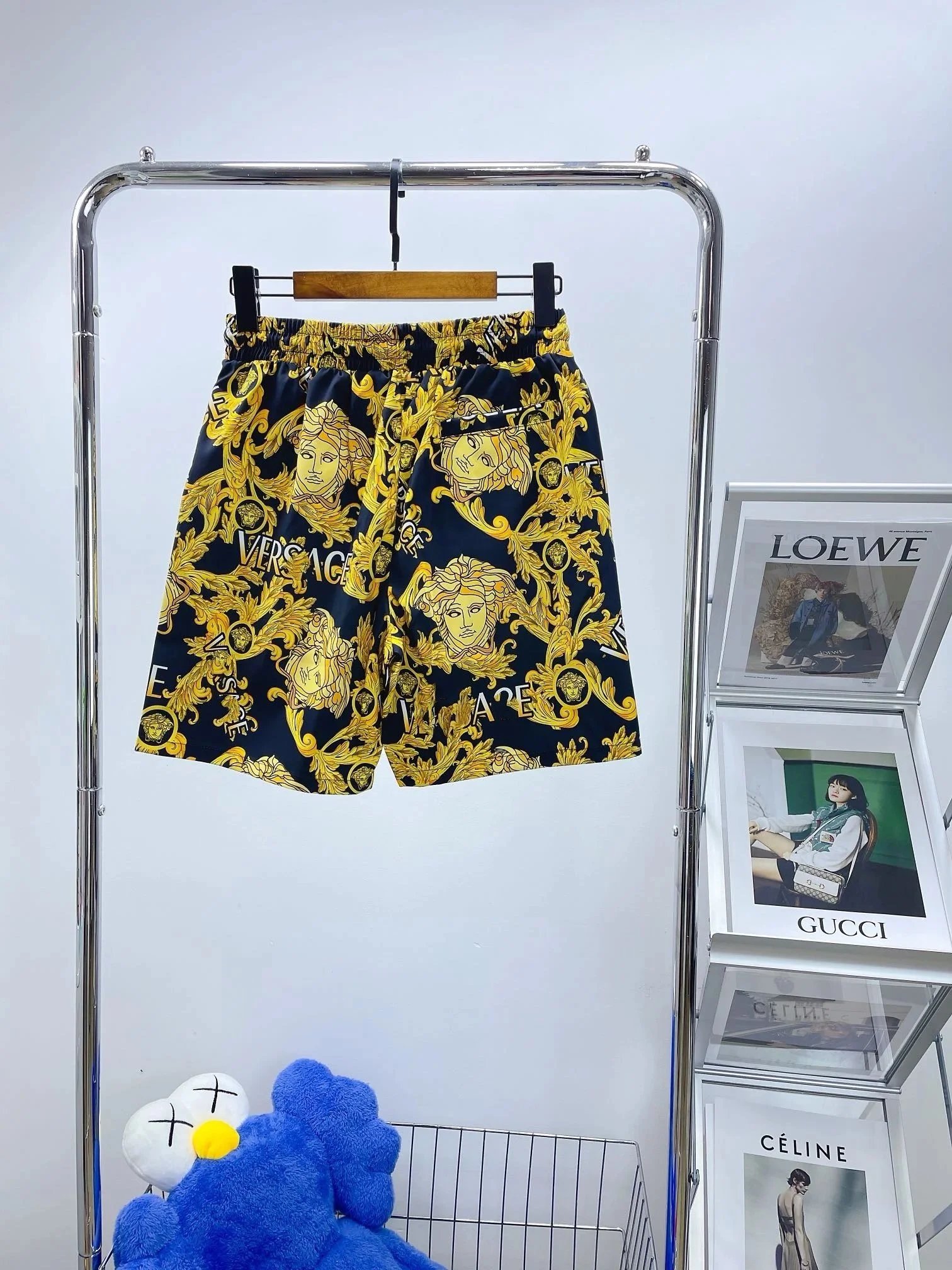 Versace Shorts Drawstring with Medusa emblem and Greca trim image 13