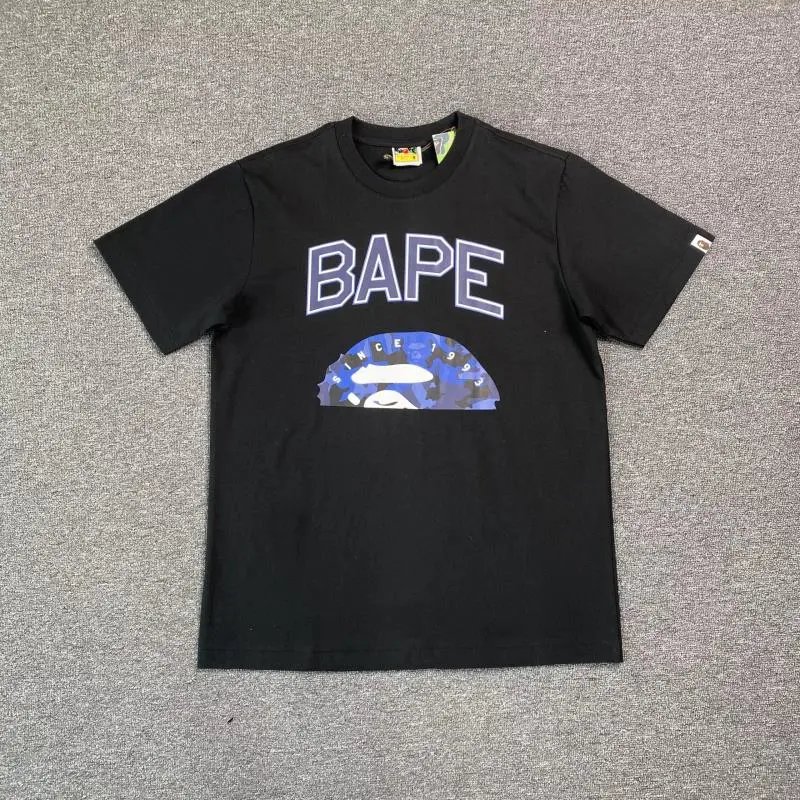 A Bathing Ape Cloud Monkey Black T-Shirt - 12