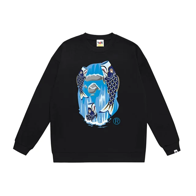 A BATHING APE Hoodies & Sweatshirts BAPE STA graphic crewneck sweatshirt product detail image 13