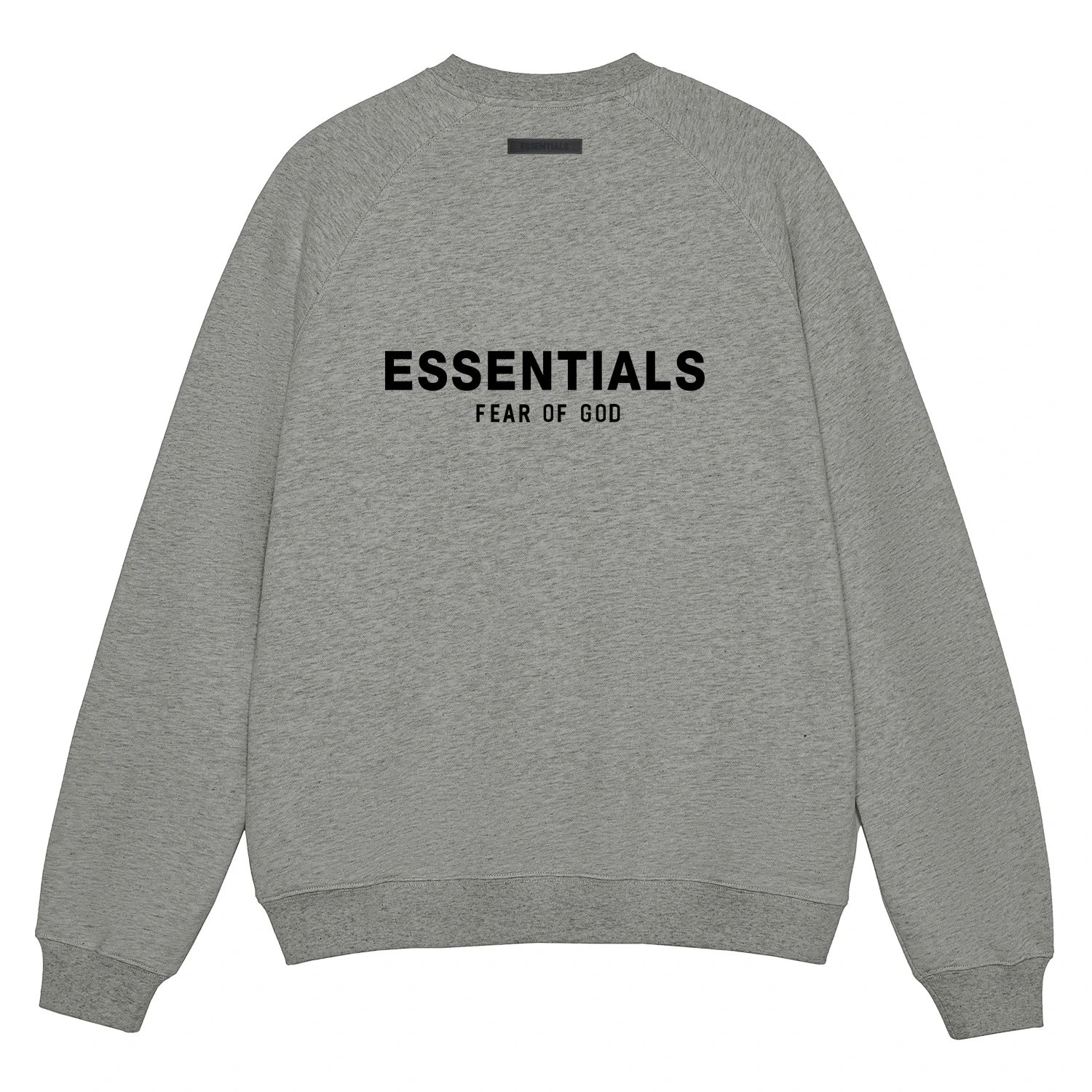 Fear of God Essentials Dark Green Crewneck Sweatshirt (Back View)