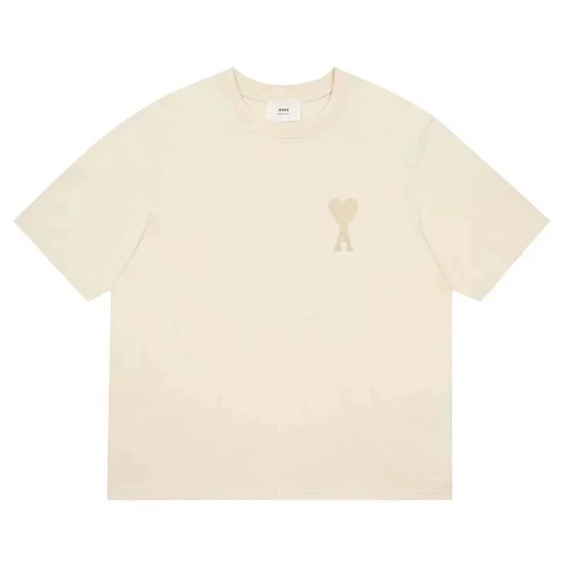 AMI Paris Heart Logo Black T-Shirt - 16