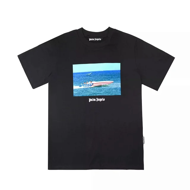 Palm Angels T-Shirts D-0134 graphic short-sleeve product detail image 12