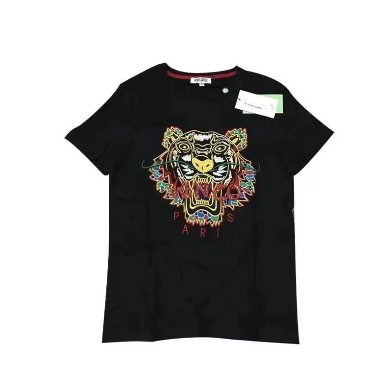 Kenzo Paris Evil Eye Embroidery Tee White