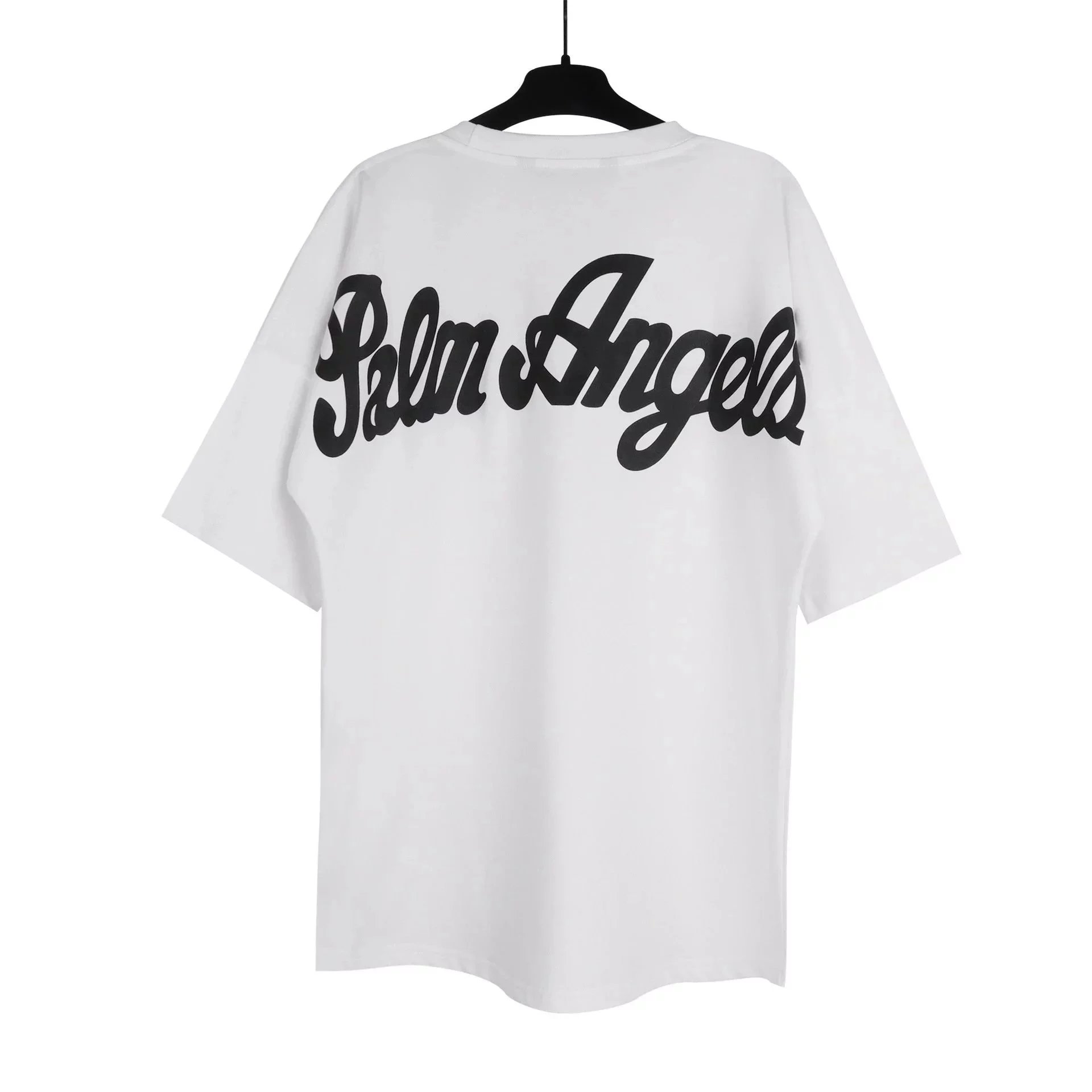 Palm Angels Paint Splatter Graphic T-Shirt Cream - 15