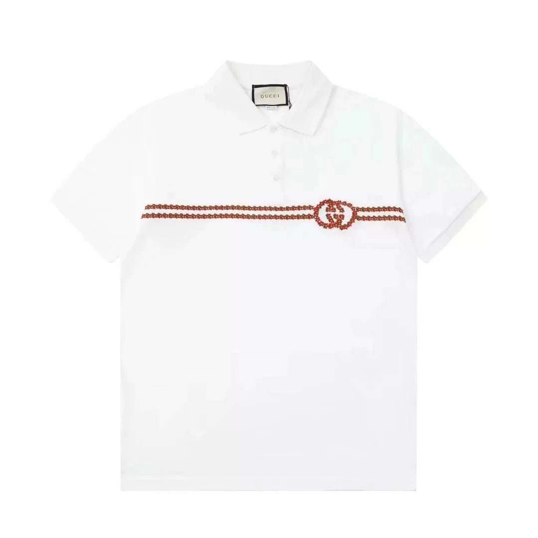 Gucci Shirts Short-Sleeve Polo Shirt — 23