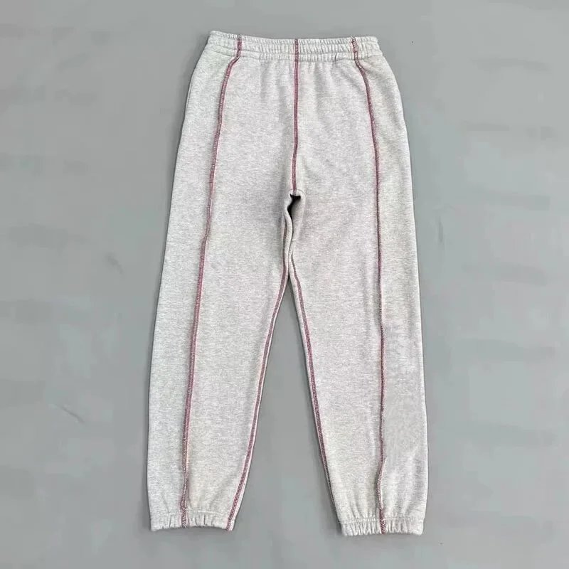 Contrast Stitch Pants/Grey