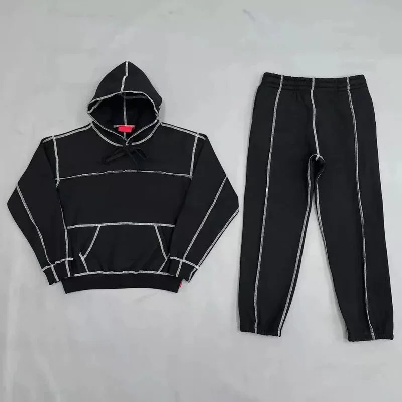 Contrast Stitch Set 1/Black