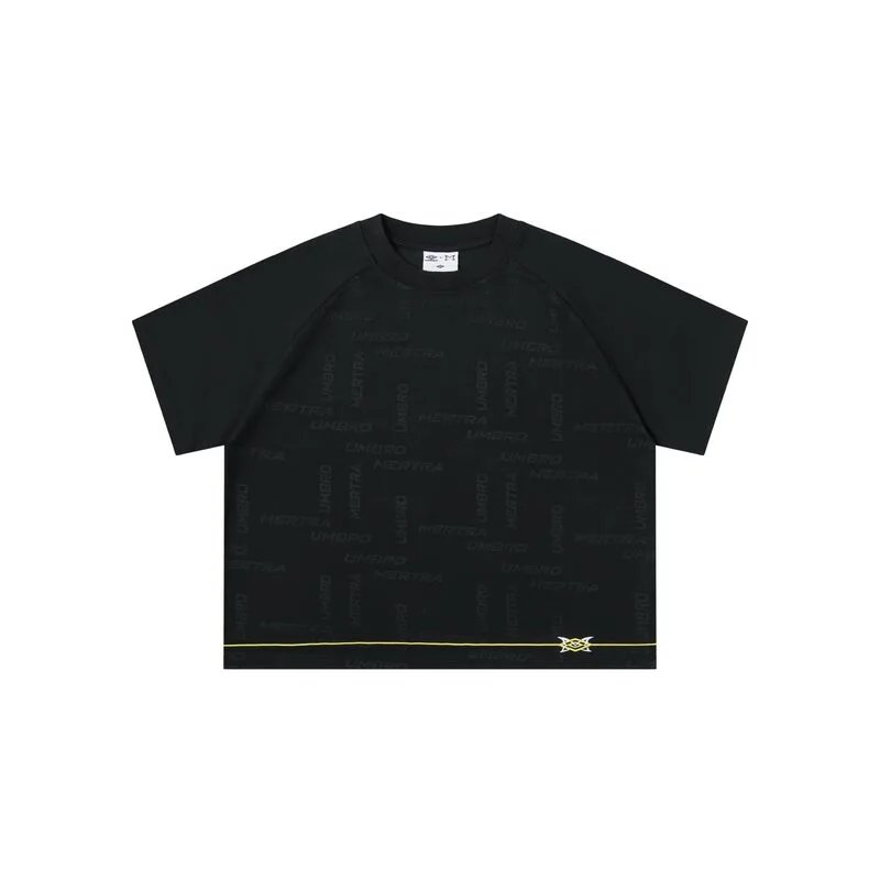 Full printed short sleeved/black (Good Quality)