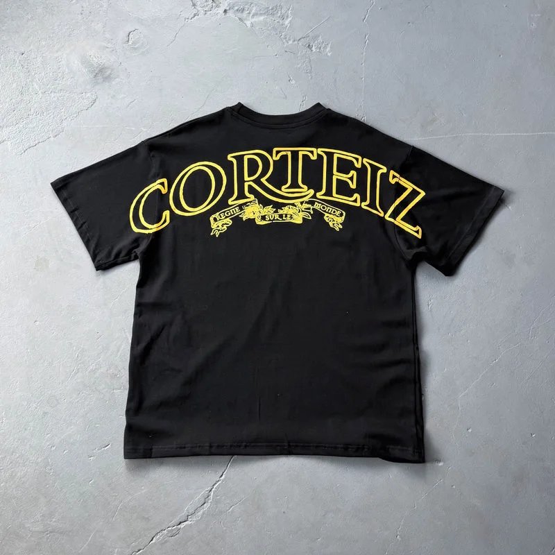 Yellow Print Black/(Good Quality)