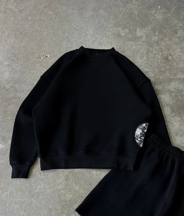black hoodie