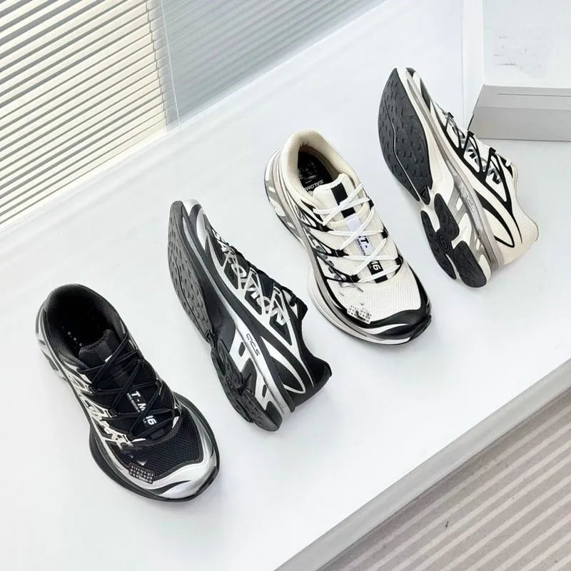 Maison Margiela x Reebok Future Classic Black White Silver Sneakers - 5