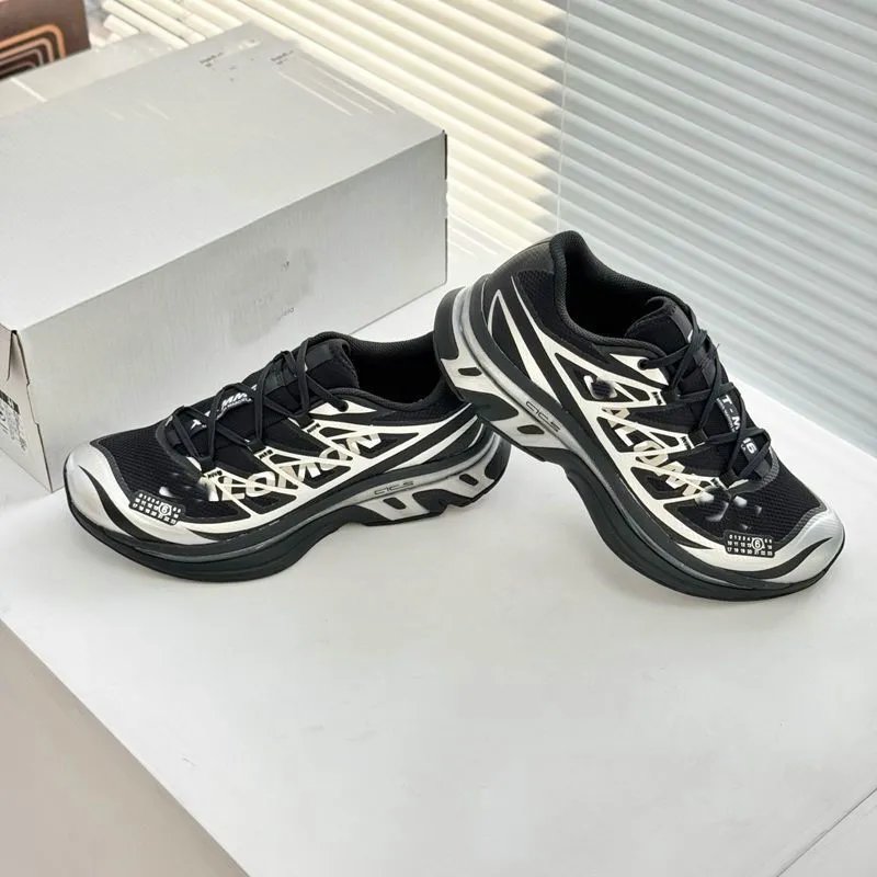 Maison Margiela x Reebok Future Classic Black White Silver Sneakers - 20