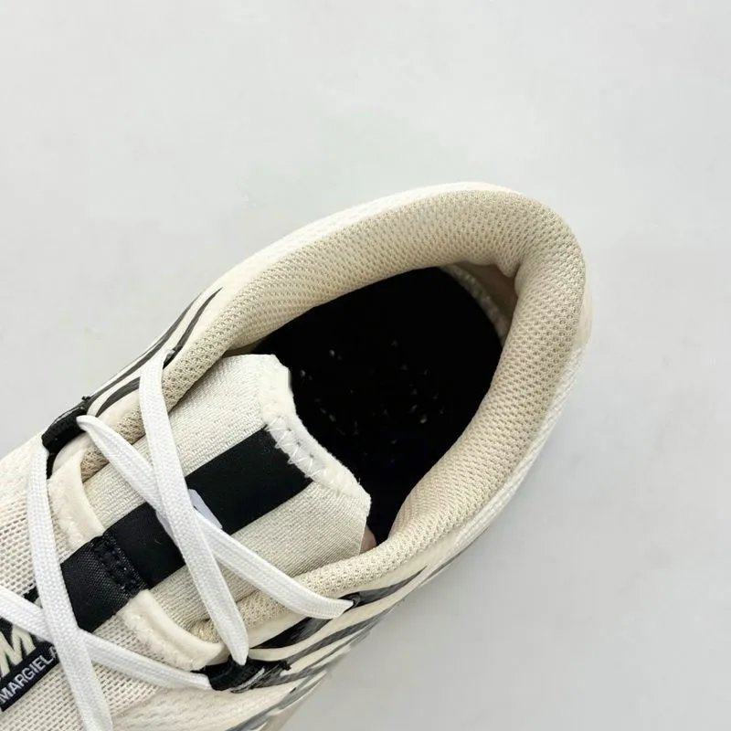 Maison Margiela x Reebok Future Classic Black White Silver Sneakers - 14