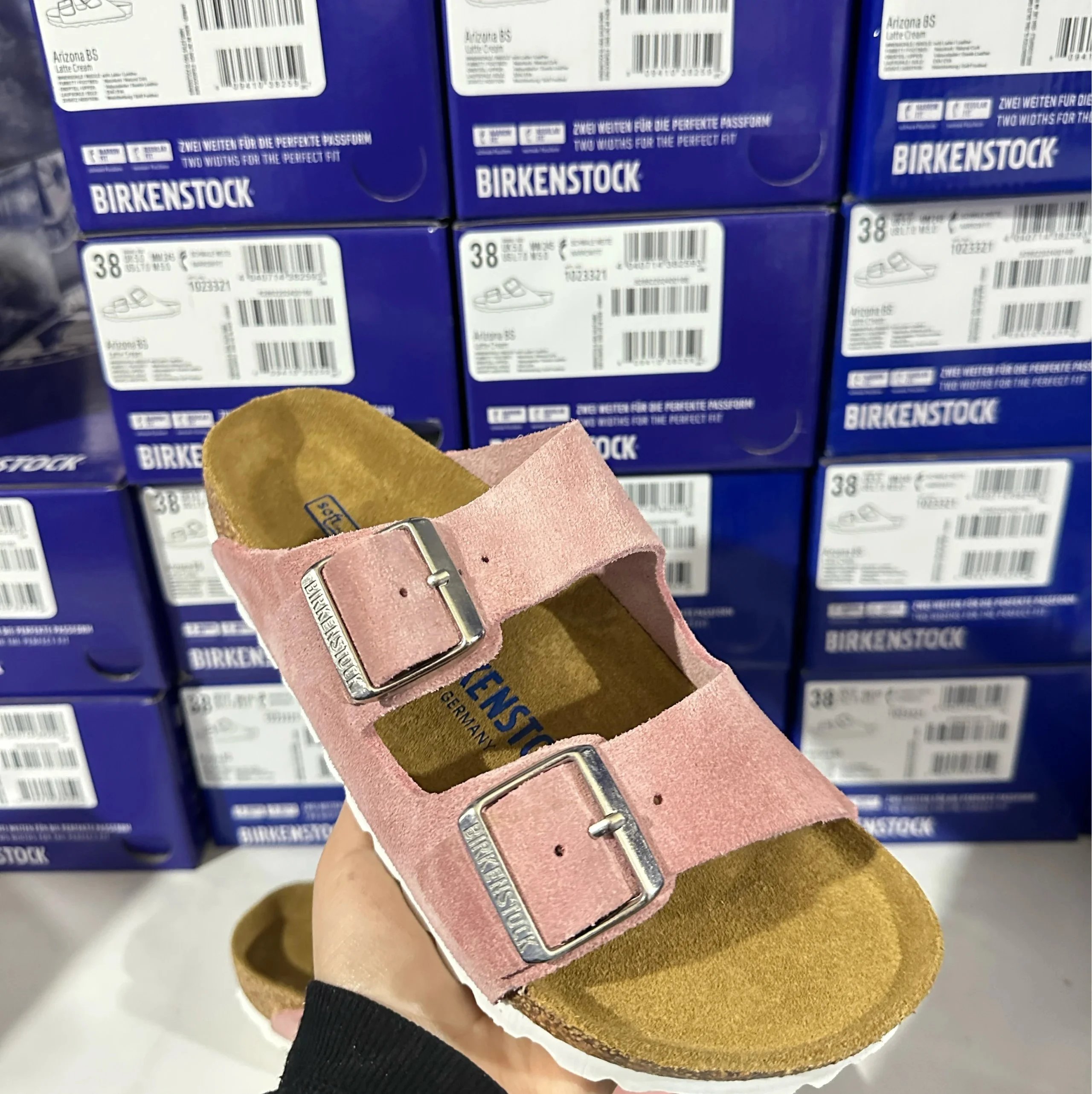 Double button pink