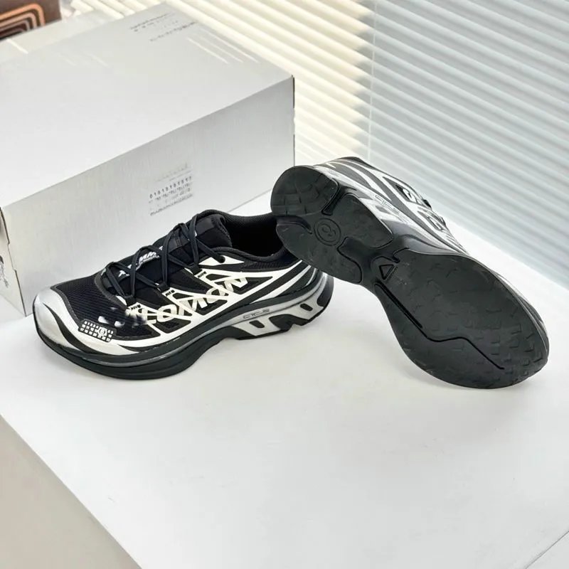 Maison Margiela x Reebok Future Classic Black White Silver Sneakers - 21