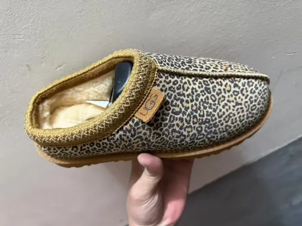 UGG Tasman Beige Suede Slippers - 11