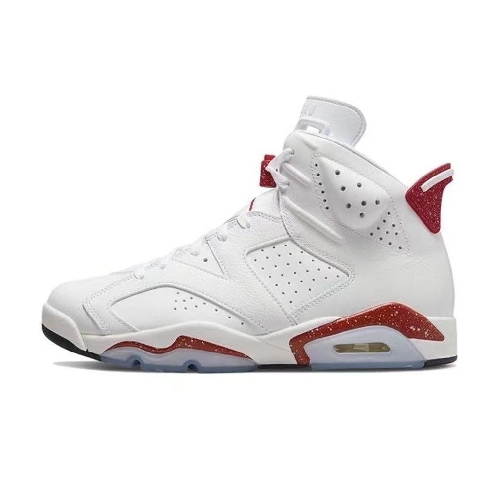Air Jordan 6 White Infrared Sneakers Basketball Shoes - 17