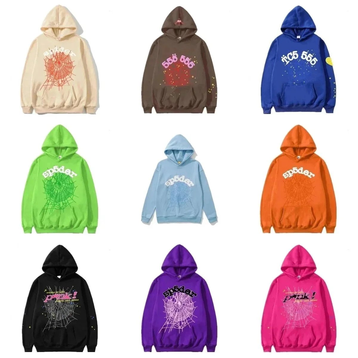 sp5der Spider Web Hoodies [39 