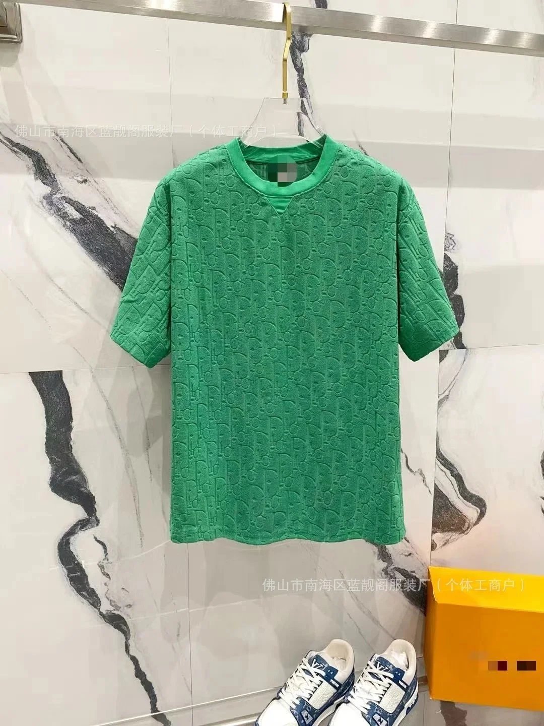 Dior T-Shirts Short-Sleeve Crewneck T-Shirt with Graphic or Embossed Monogram image 15