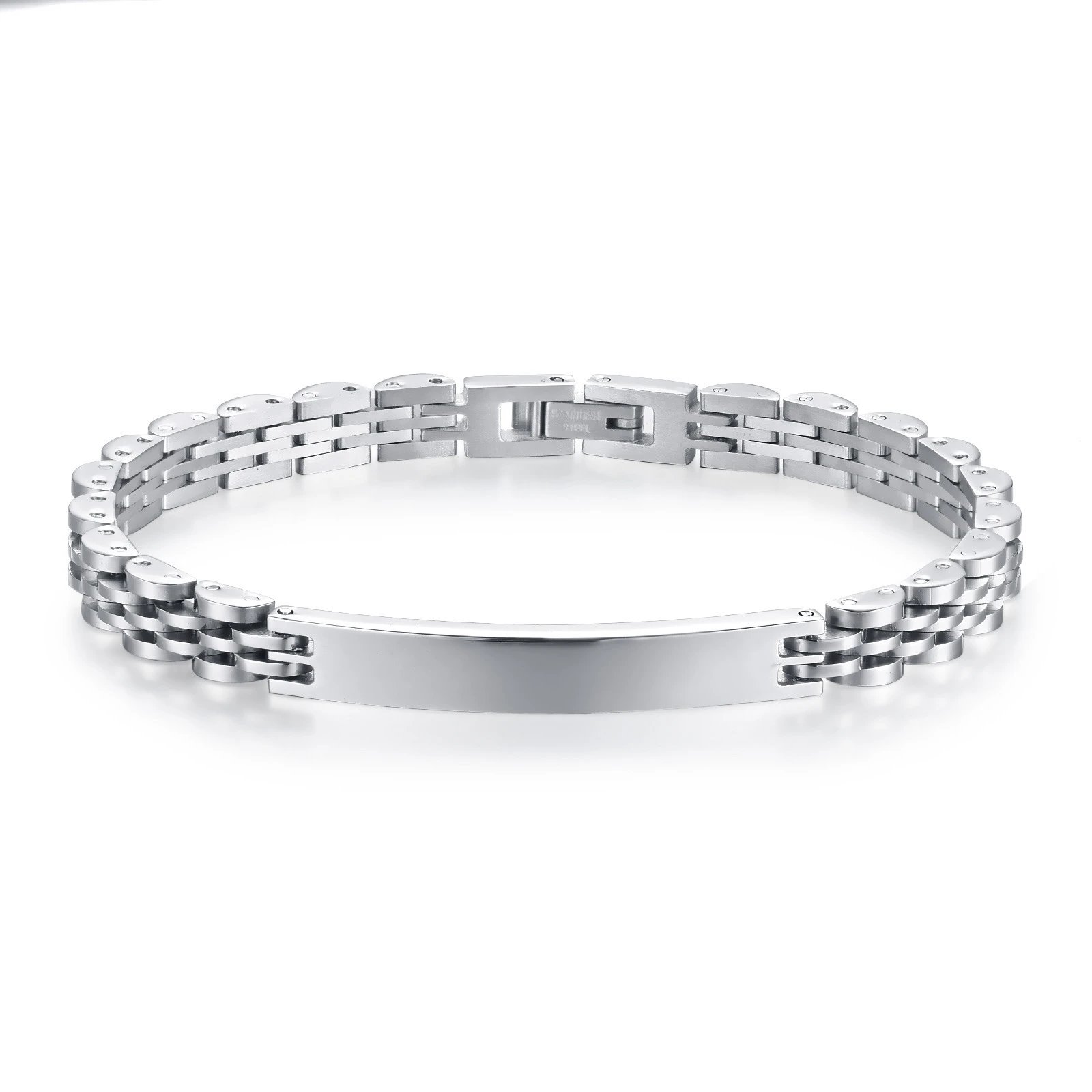Lacoste Bracelet — Five beads steel color-width 6mm [21CM]] colorway — USFans Spreadsheet photo
