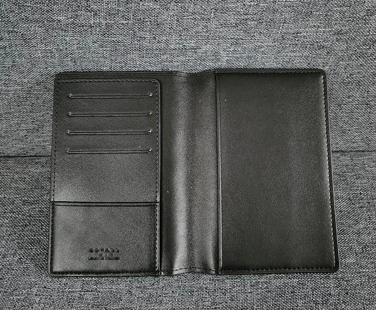 Goyard Saint Louis Passport Cover Black and Beige Wallets - 3