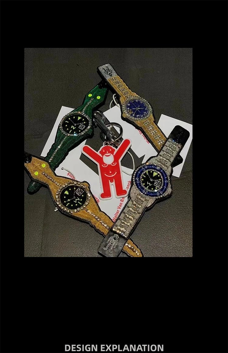 Walter Van Beirendonck x Design Watch Keychain Multicolor Accessories - 2