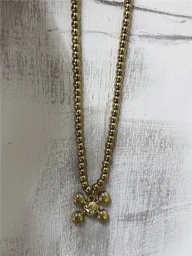 FRED XOXO Charm Yellow Gold Diamond Pendant Jewelry - 14