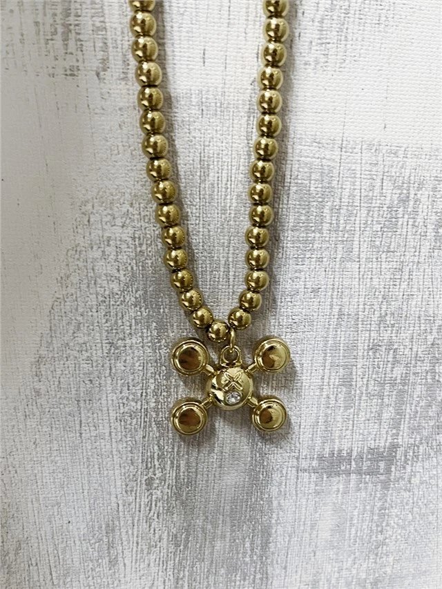 FRED XOXO Charm Yellow Gold Diamond Pendant Jewelry - 18