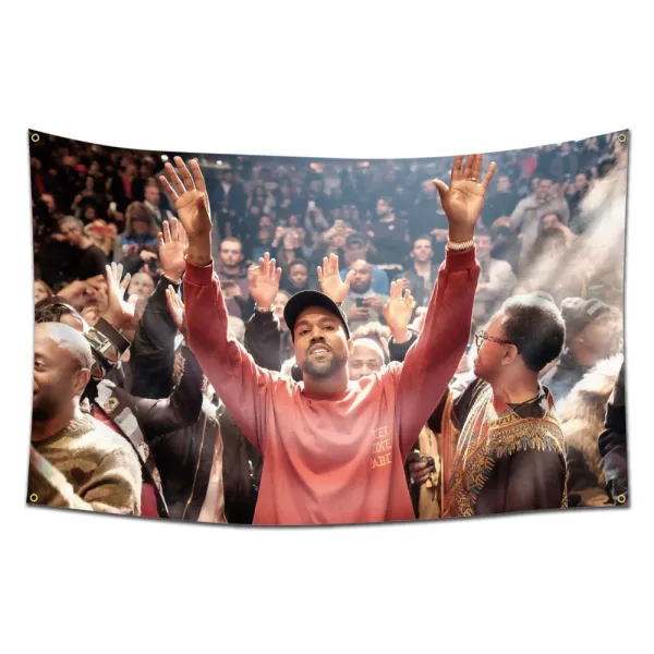 Design Kanye West Live Performance Tapestry Wall Hanging Accessories - 1
