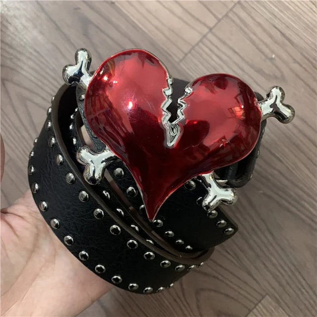Unbranded Belts Studded novelty buckle belt product detail image 13