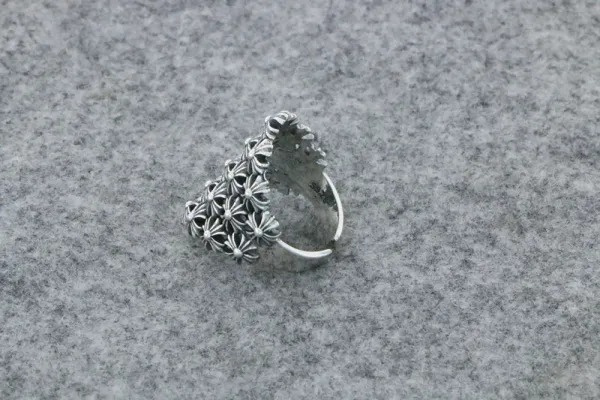 Design Spiral Coil Ring Silver Jewelry - 57