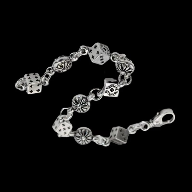 Chrome Hearts Vintage Bracelet — Style two dice bracelet， single note han colorway — USFans Spreadsheet photo
