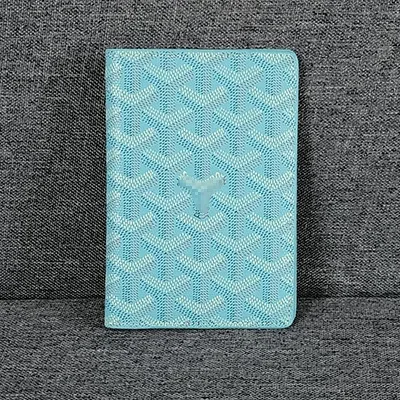 Goyard Saint Louis Passport Cover Turquoise Wallets - 1