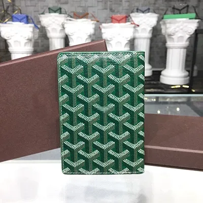 Goyard Saint Sulpice Passport Holder Green Card Holder - 1
