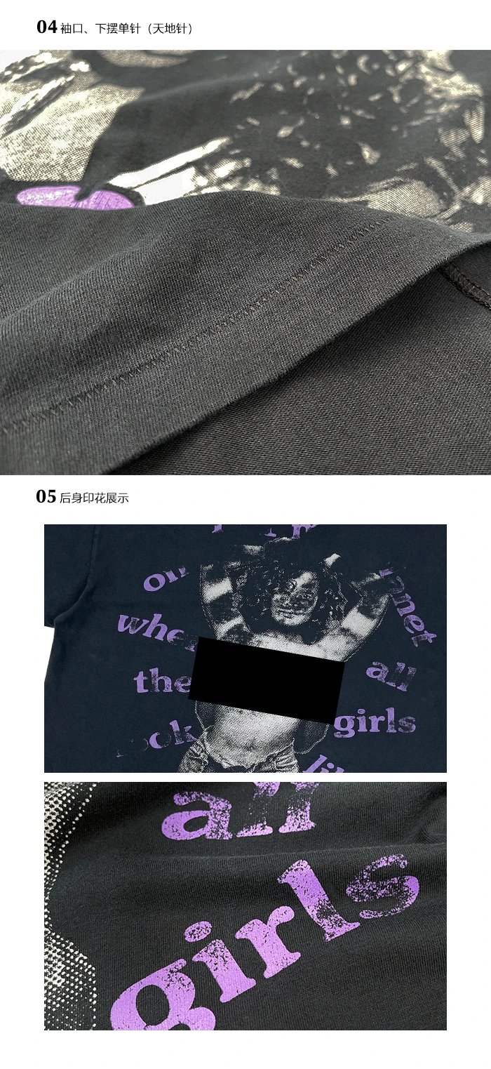Gallery Dept. Janet Jackson Graphic Tee Navy - 17