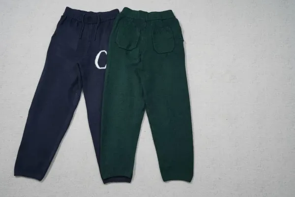 Design Sweatpants Gray and Black with Abstract Logo Print - 4